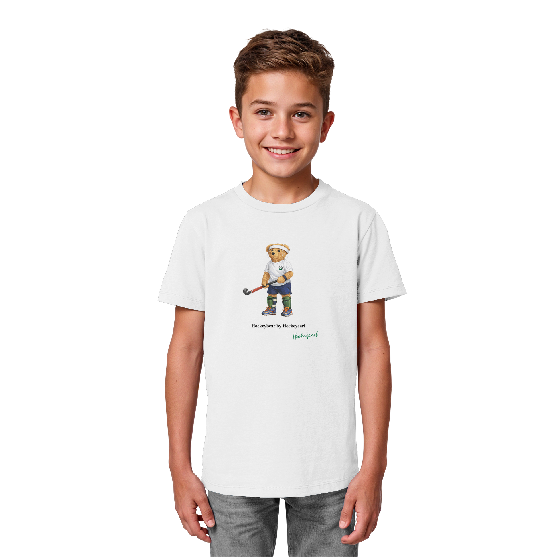 Hockeybear  - Kids Organic Shirt - Hockeycarl
