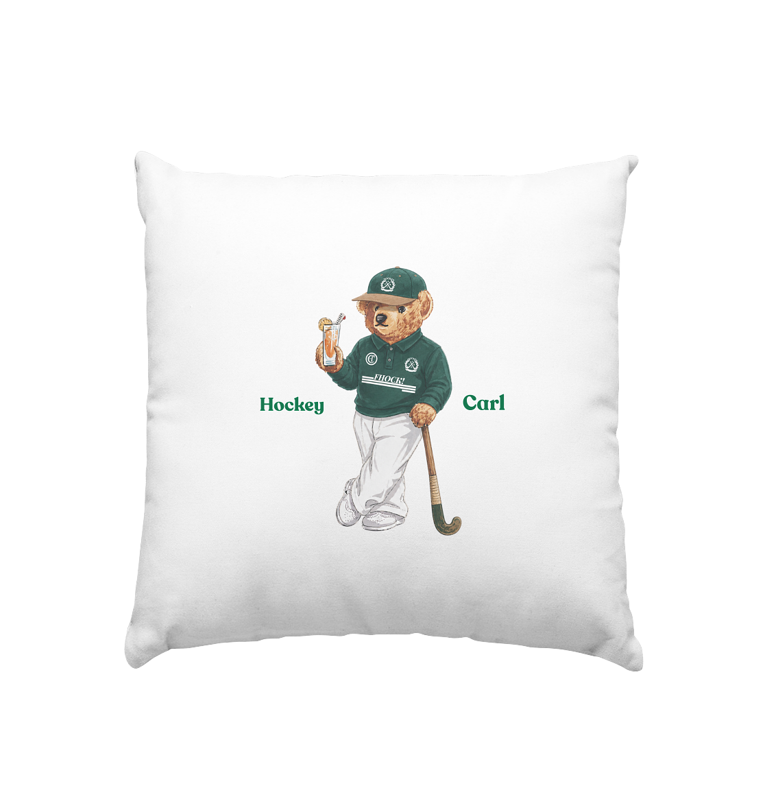 Hockeycarlbear - Kissen 40x40cm - Hockeycarl