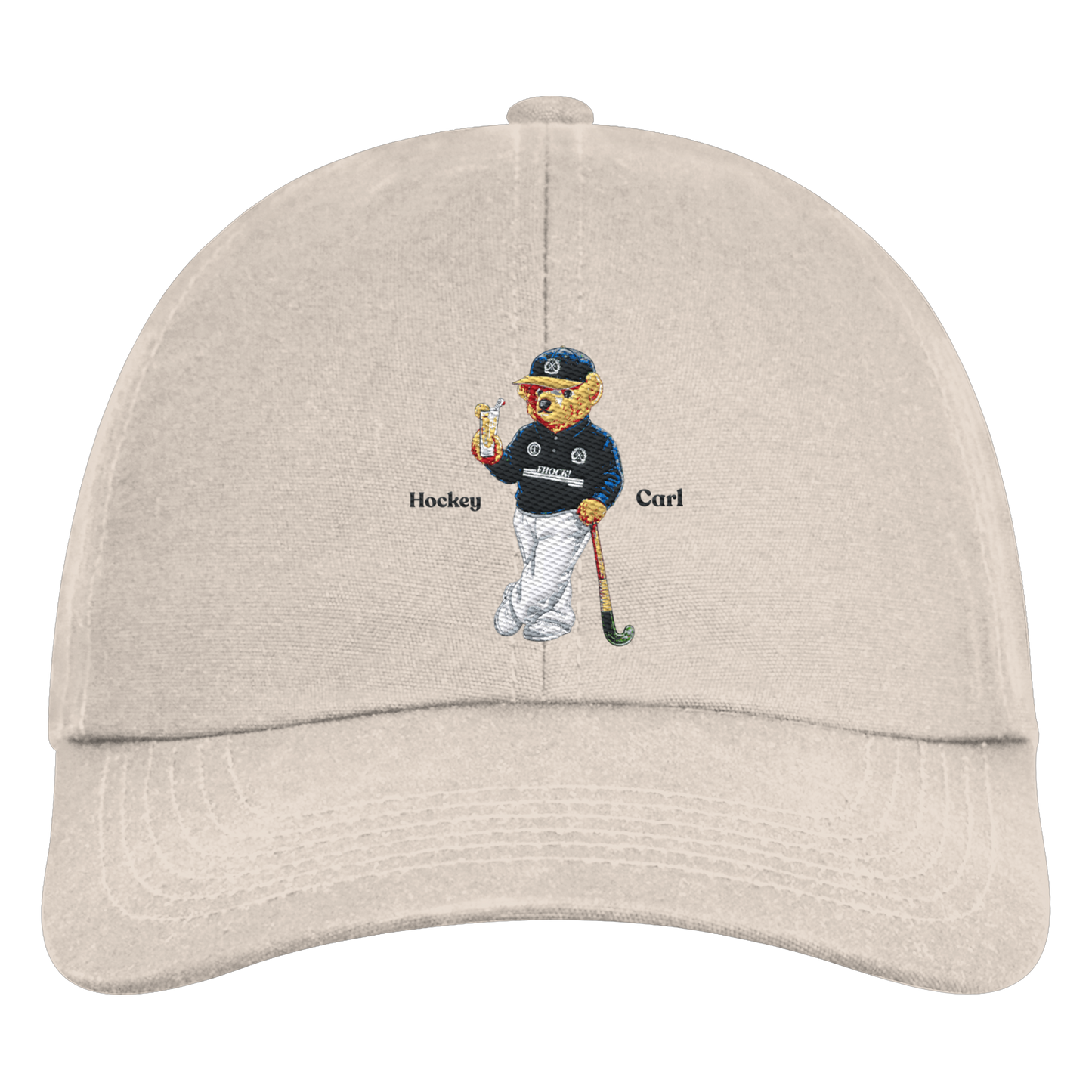 Hockeycarlbär - Organic 6-Panel Cap - Hockeycarl