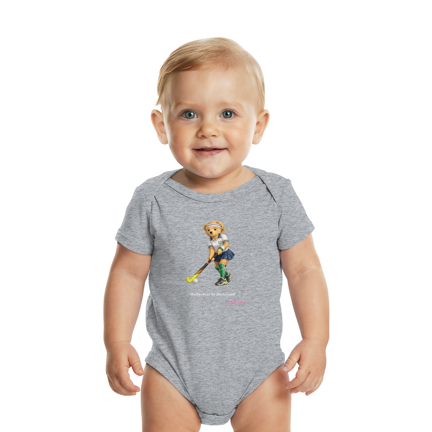 Hockeybear  - Organic Baby Bodysuit