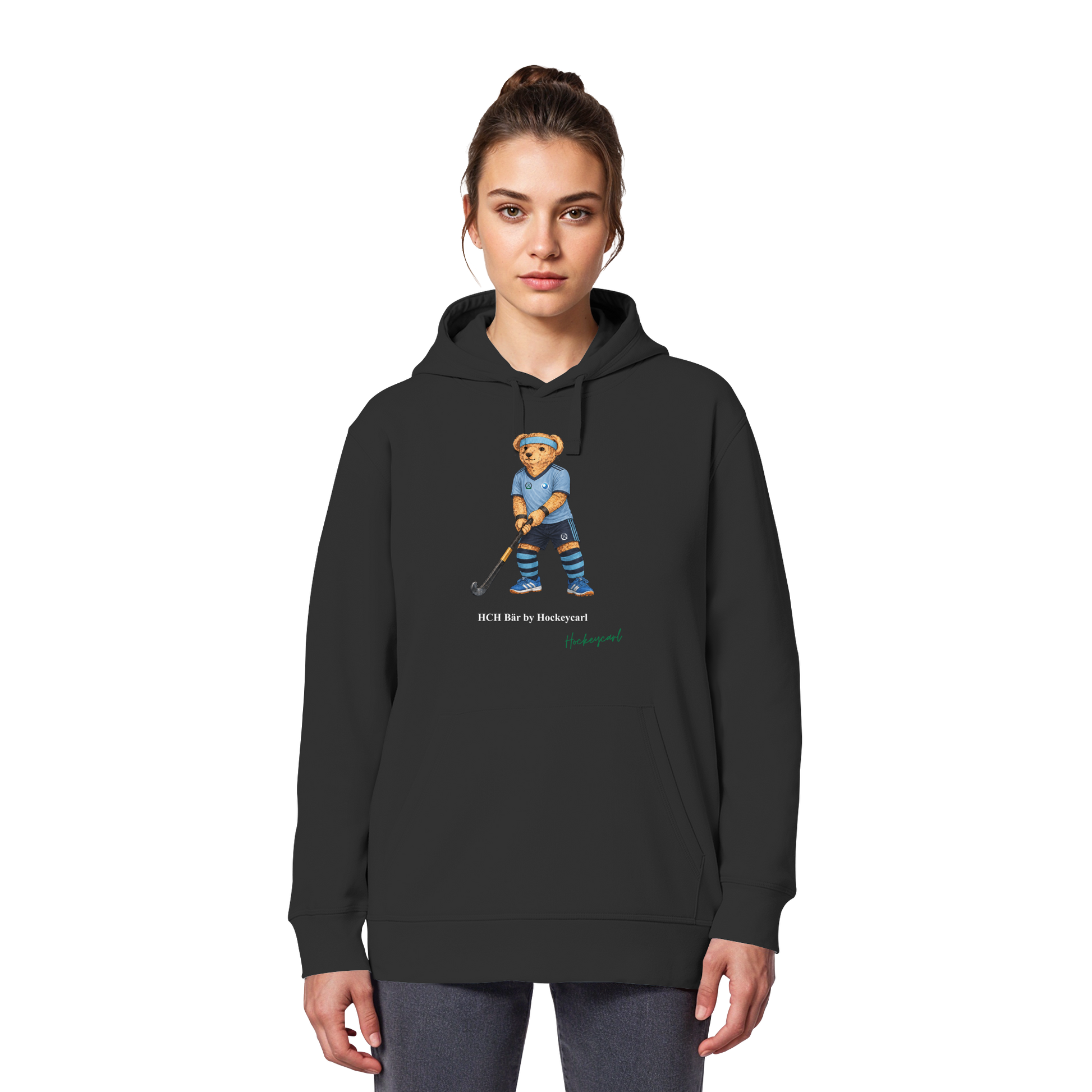 Hockey-Club Bad Homburg Bär - Organic Basic Hoodie - Hockeycarl
