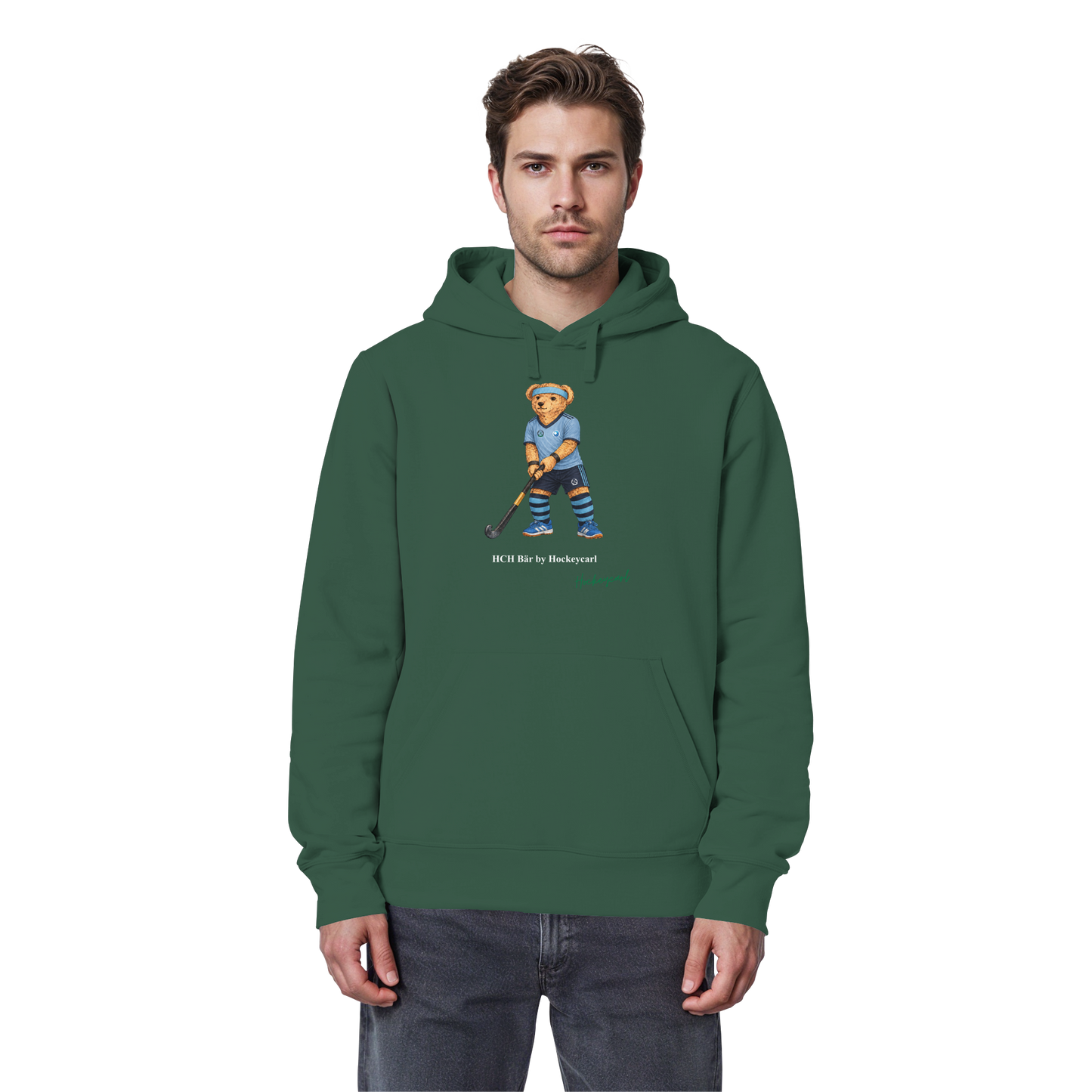 Hockey-Club Bad Homburg Bär - Organic Basic Hoodie - Hockeycarl