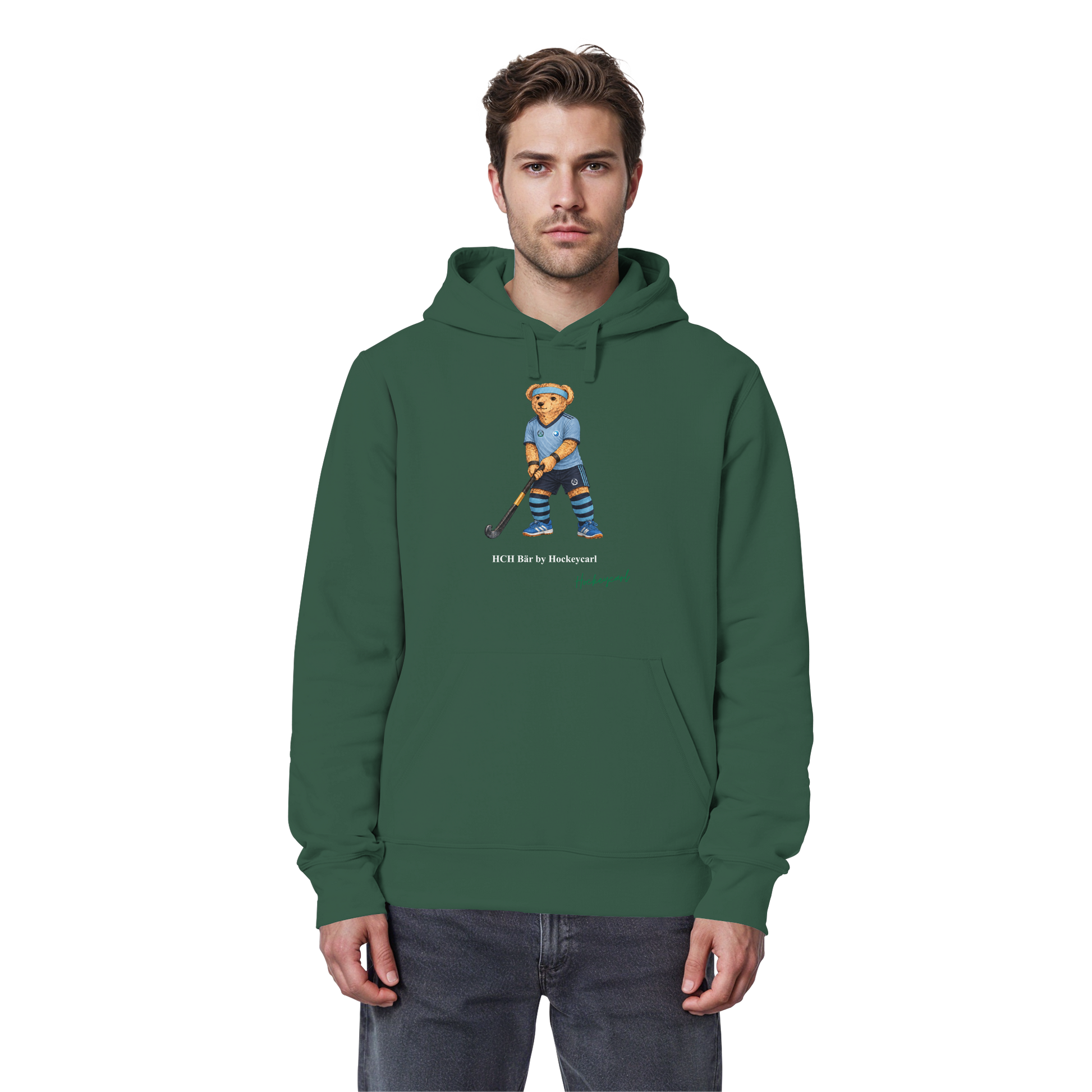 Hockey-Club Bad Homburg Bär - Organic Basic Hoodie - Hockeycarl