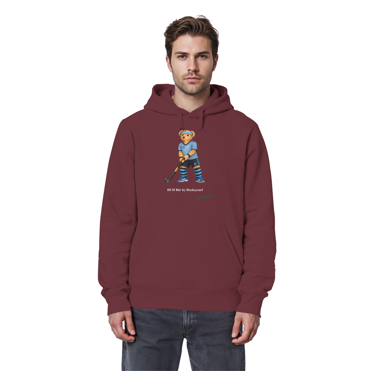 Hockey-Club Bad Homburg Bär - Organic Basic Hoodie - Hockeycarl