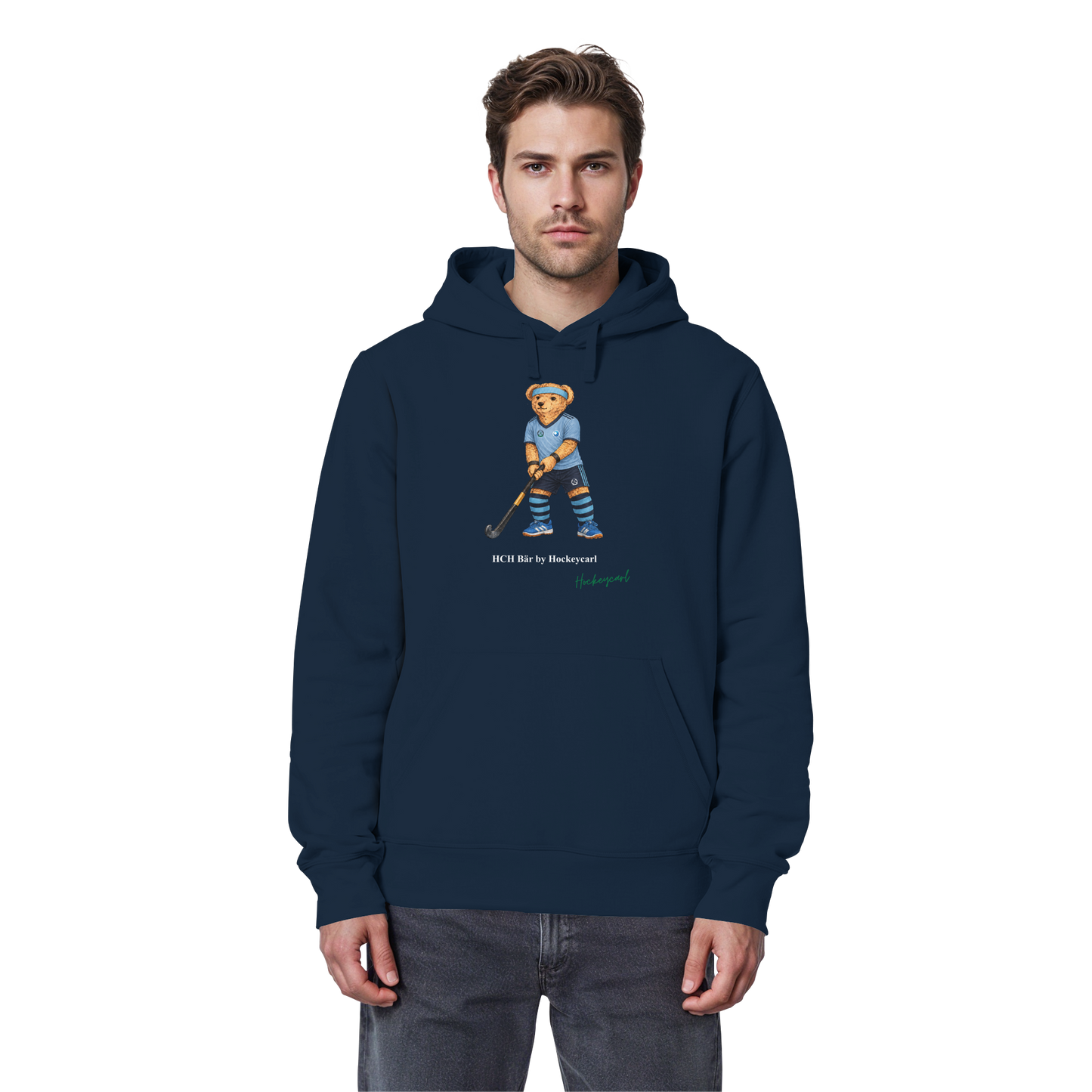 Hockey-Club Bad Homburg Bär - Organic Basic Hoodie - Hockeycarl