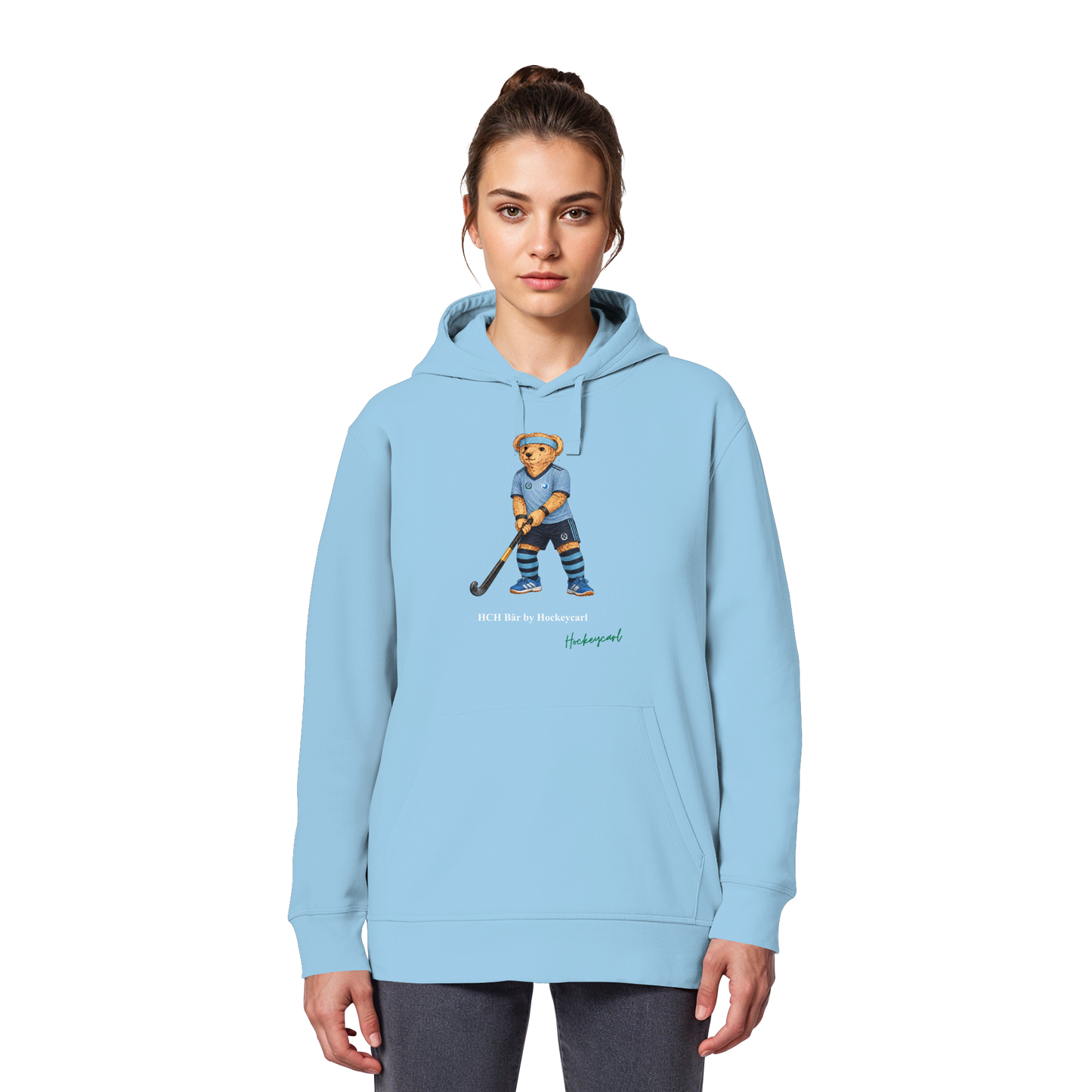 Hockey-Club Bad Homburg Bär - Organic Basic Hoodie - Hockeycarl
