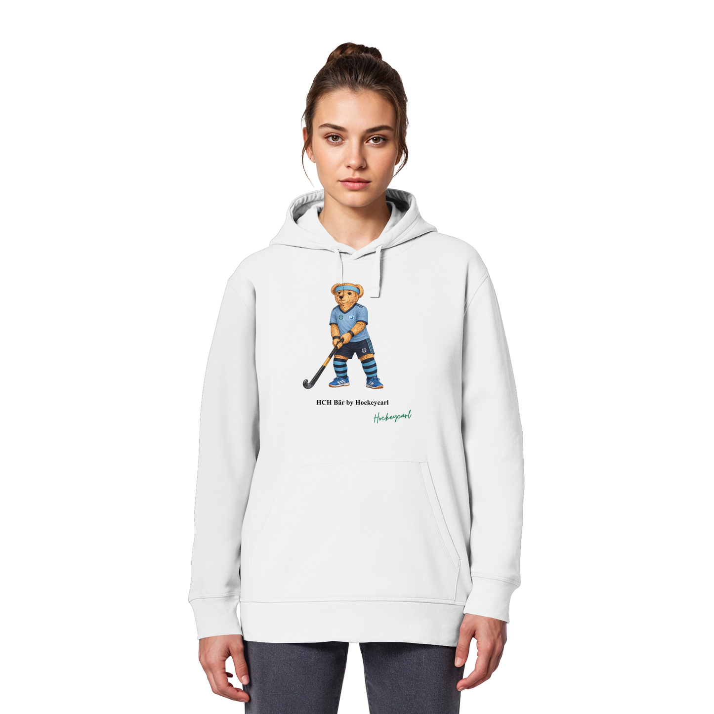 Hockey-Club Bad Homburg Bär - Organic Basic Hoodie - Hockeycarl