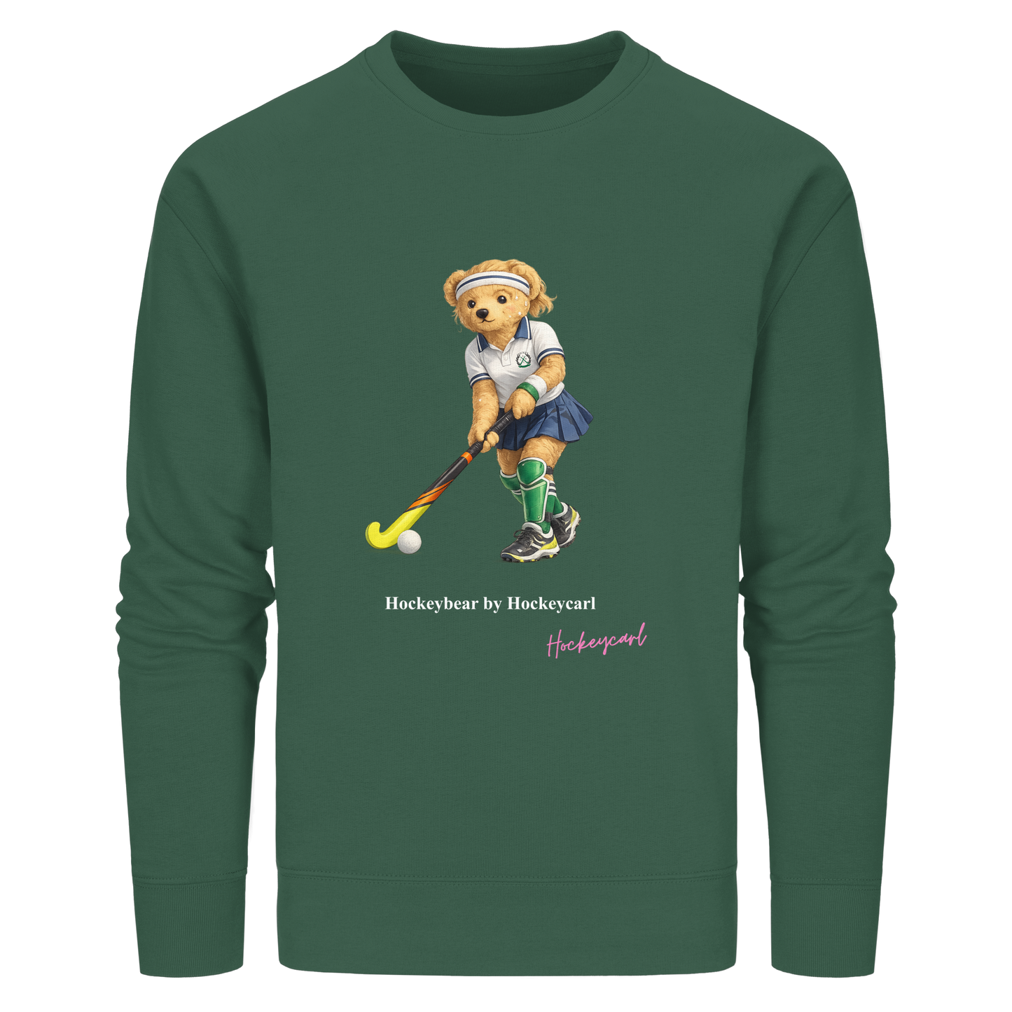 Hockeybear  - Organic Basic Unisex Sweatshirt - Hockeycarl