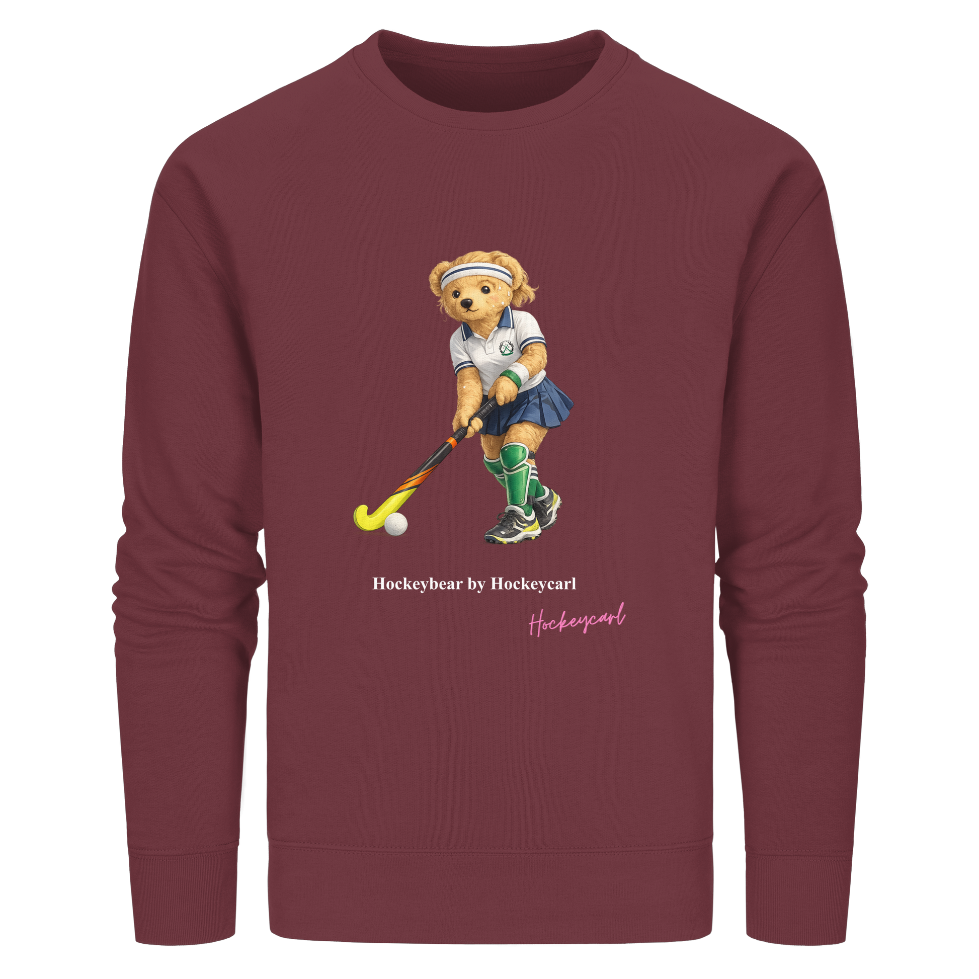 Hockeybear  - Organic Basic Unisex Sweatshirt - Hockeycarl