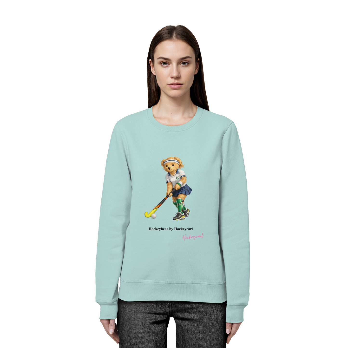 Hockeybear  - Organic Basic Unisex Sweatshirt - Hockeycarl
