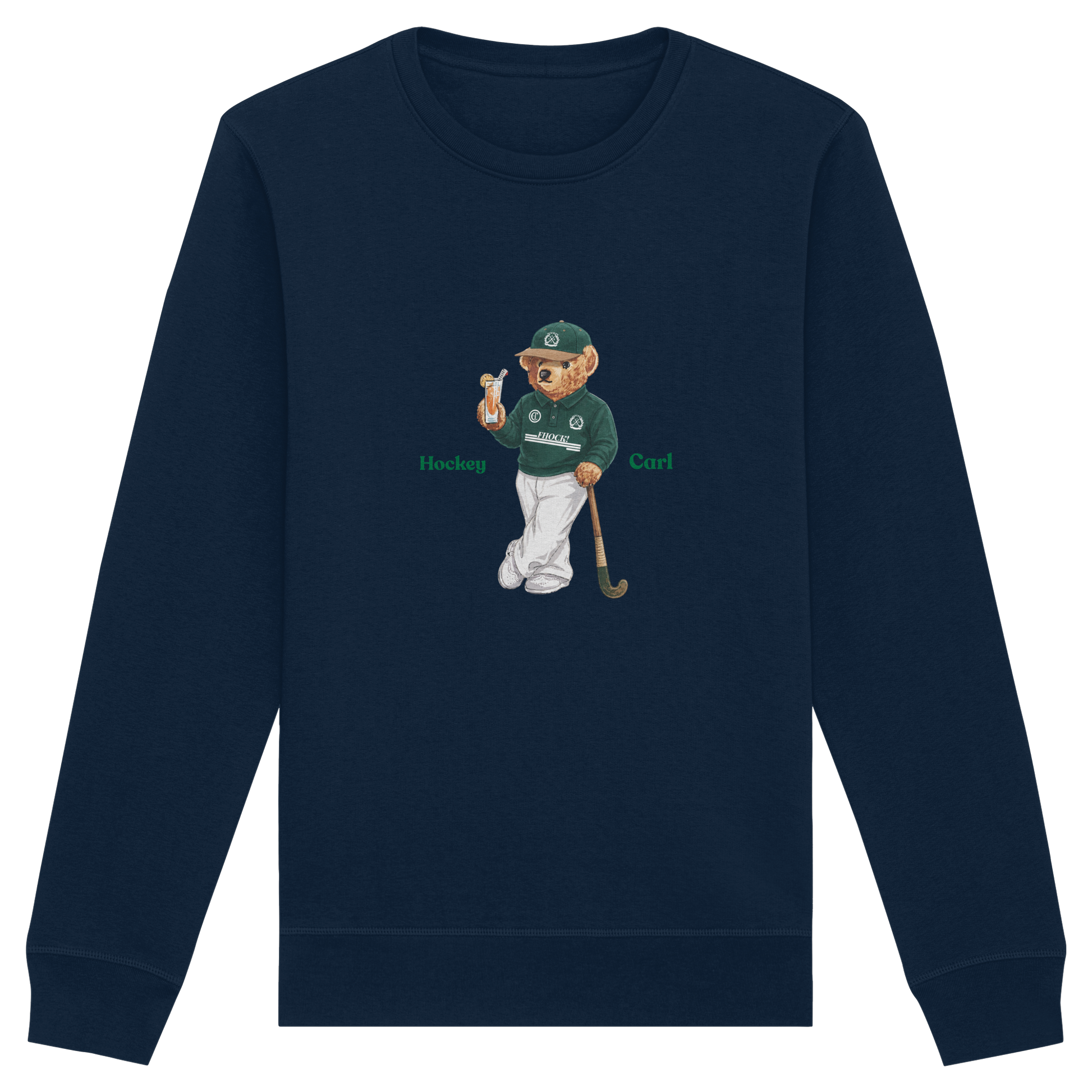Hockeycarlbear - Organic Basic Unisex Sweatshirt - Hockeycarl