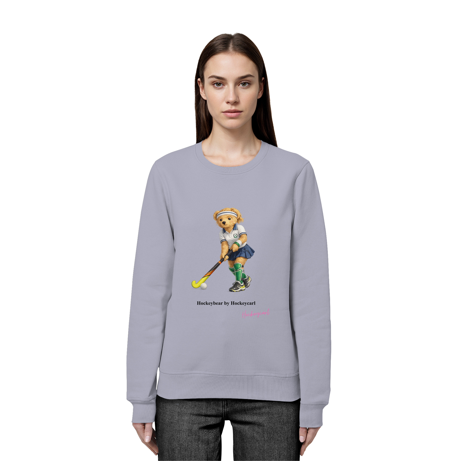 Hockeybear  - Organic Basic Unisex Sweatshirt - Hockeycarl