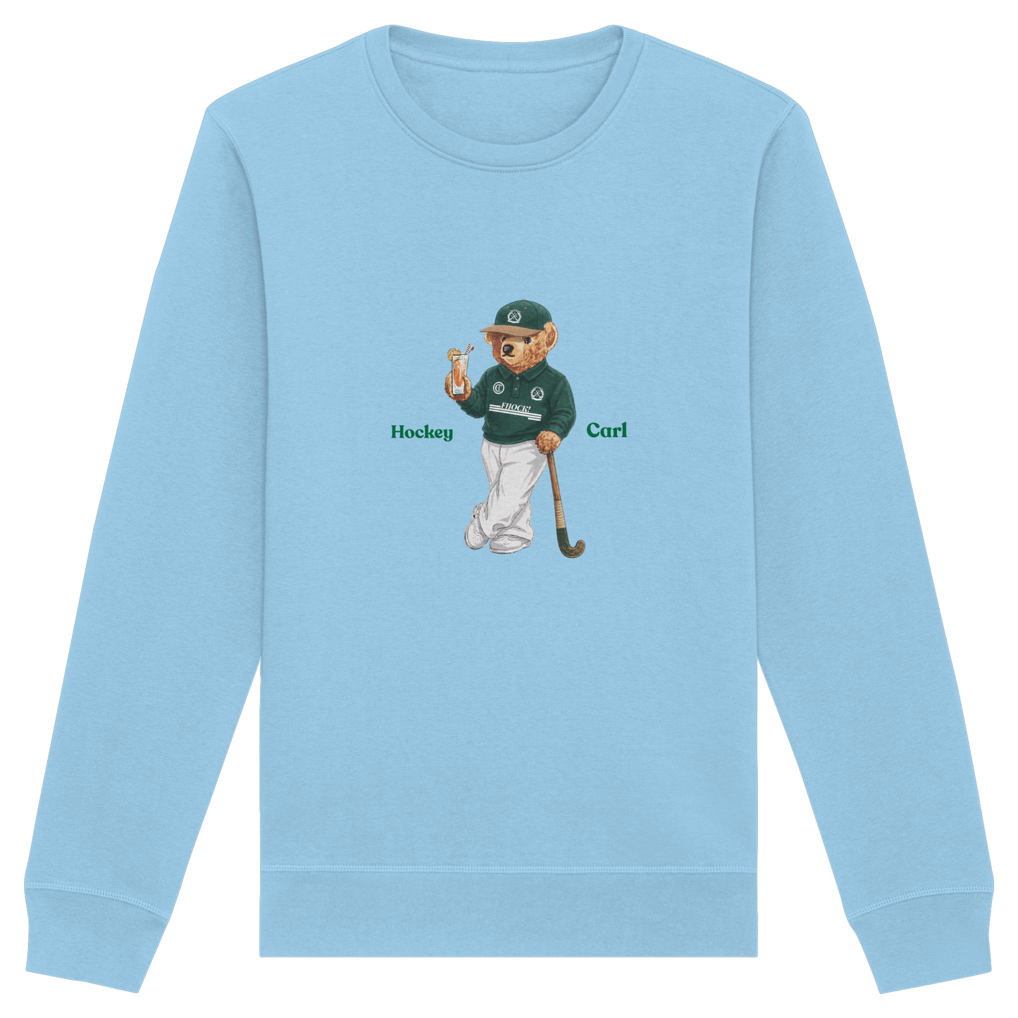 Hockeycarlbear - Organic Basic Unisex Sweatshirt - Hockeycarl
