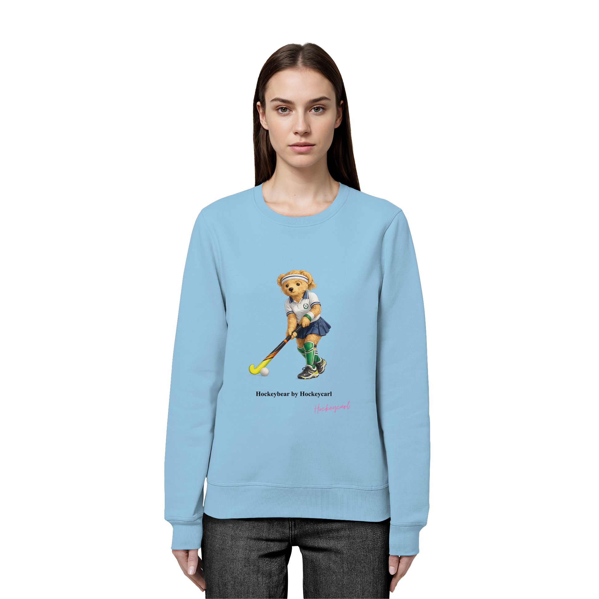 Hockeybear  - Organic Basic Unisex Sweatshirt - Hockeycarl