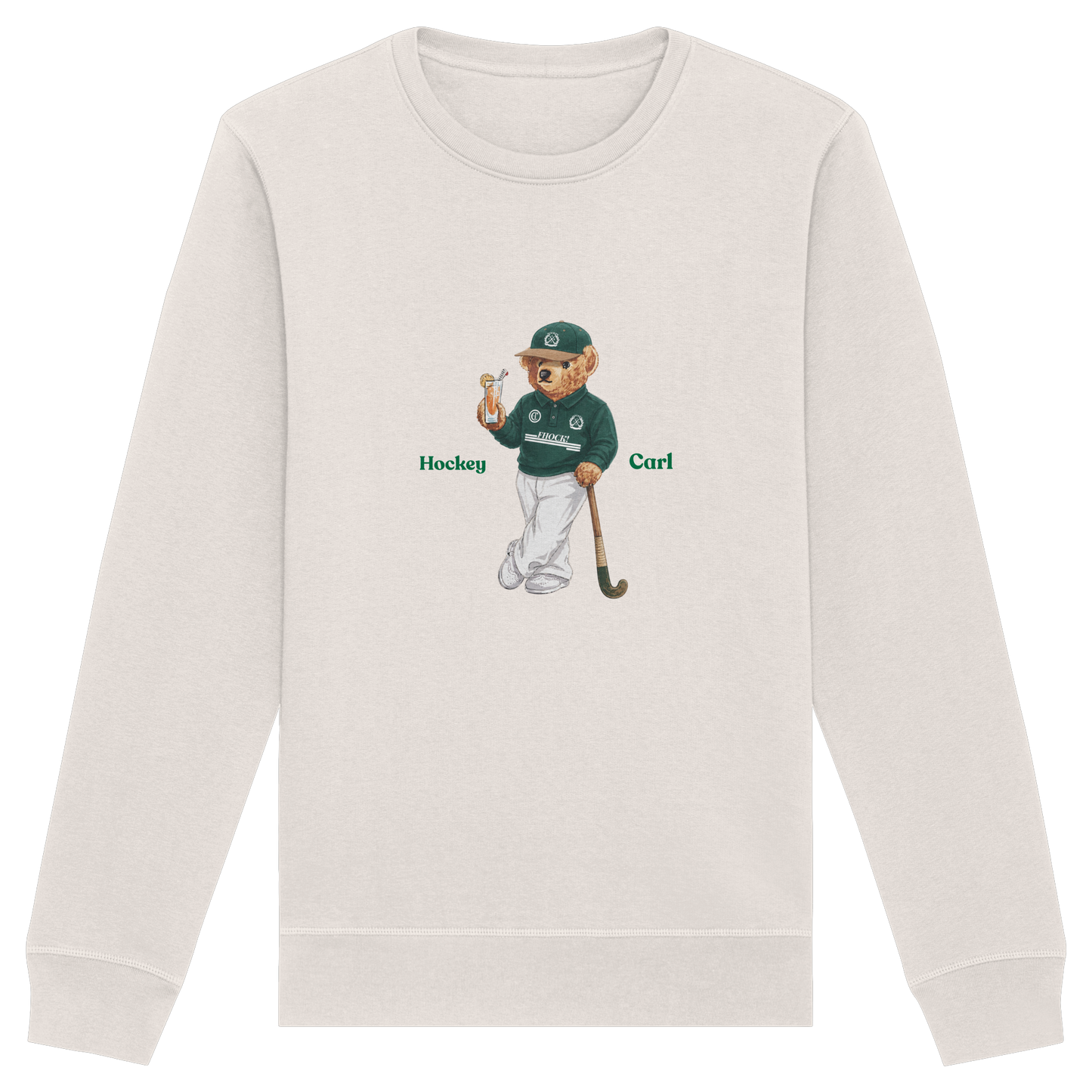 Hockeycarlbear - Organic Basic Unisex Sweatshirt - Hockeycarl