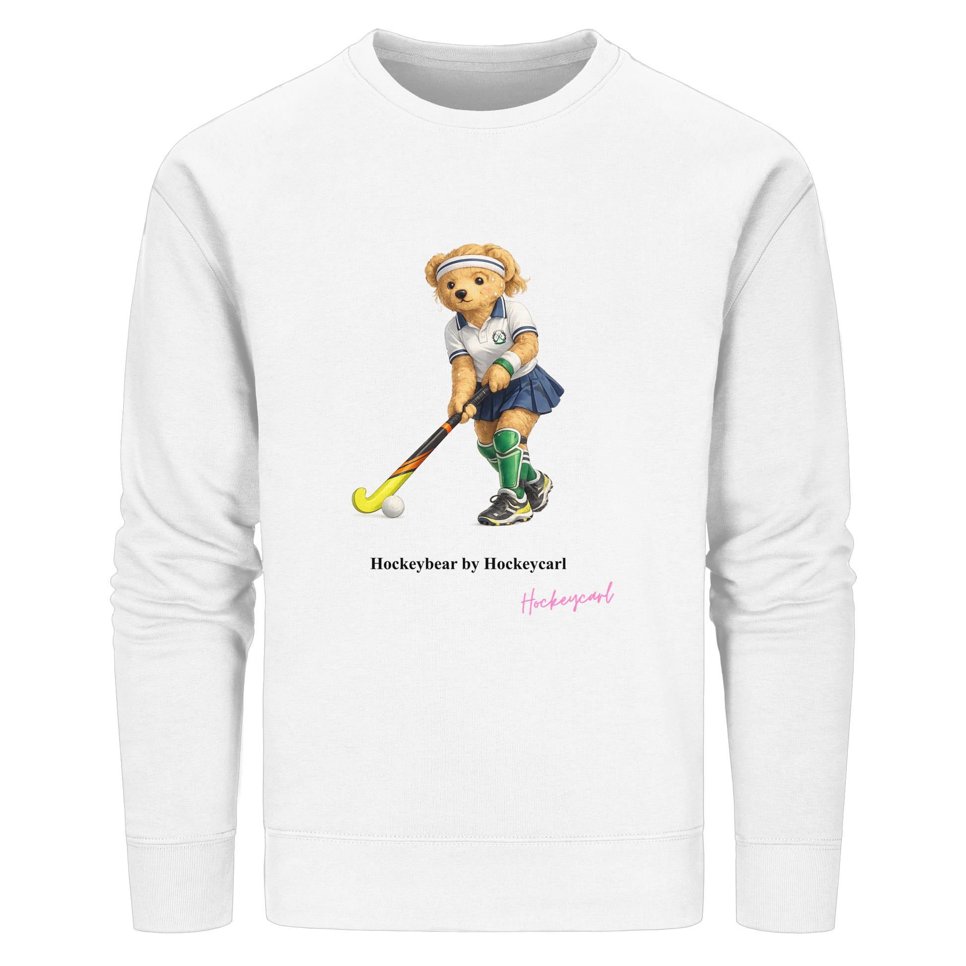 Hockeybear  - Organic Basic Unisex Sweatshirt - Hockeycarl
