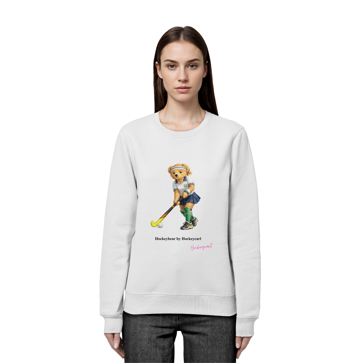 Hockeybear  - Organic Basic Unisex Sweatshirt - Hockeycarl