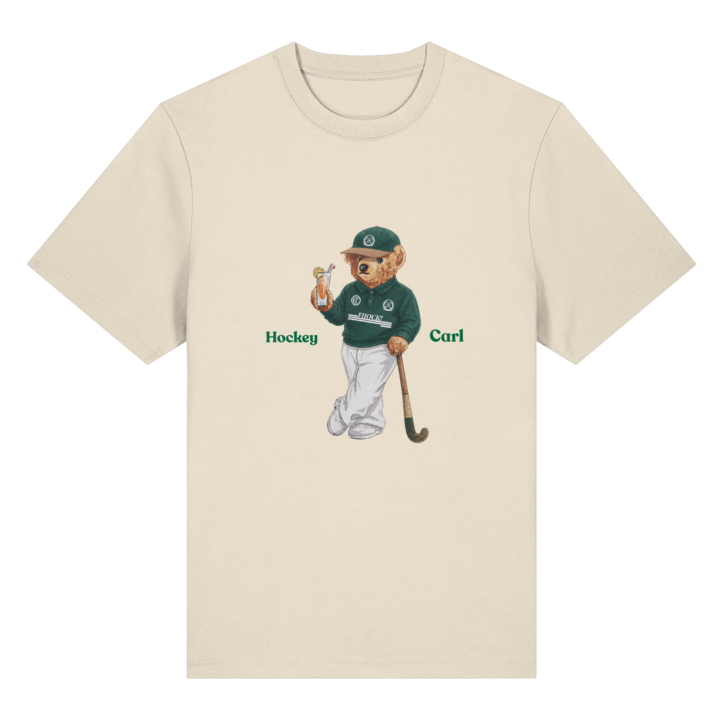 Hockeycarlbear - Organic Heavy Shirt - Hockeycarl