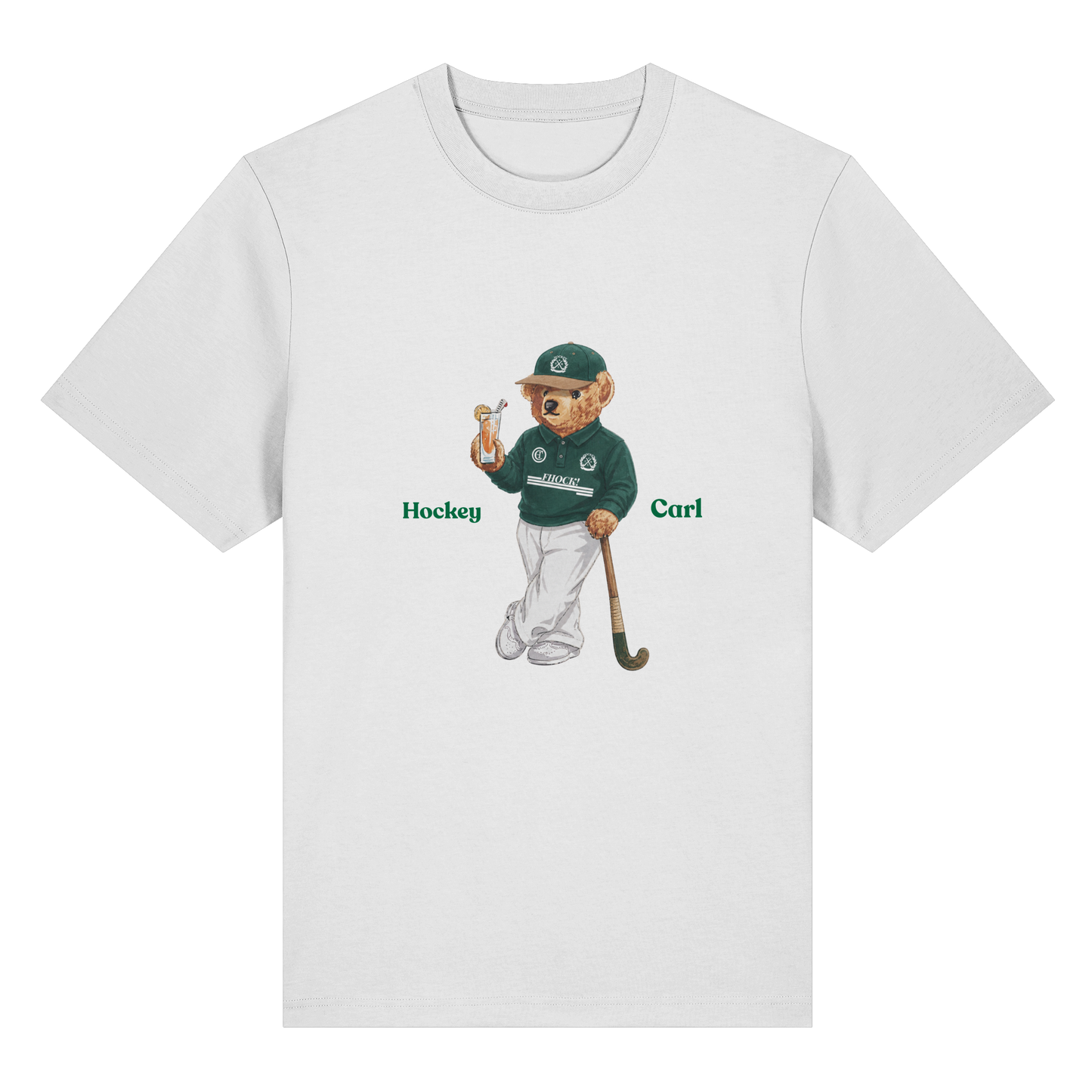 Hockeycarlbear - Organic Heavy Shirt - Hockeycarl