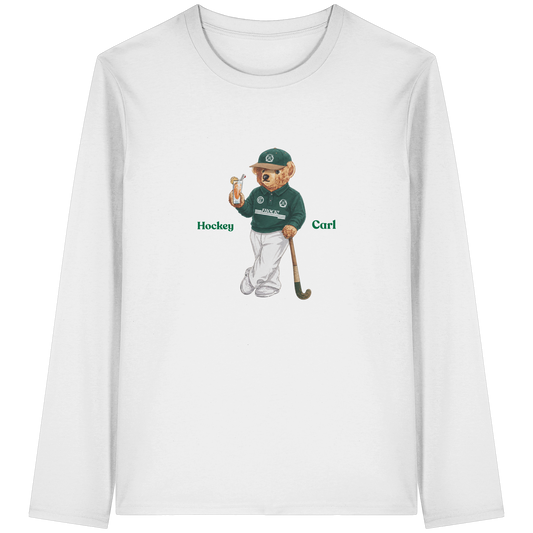 Hockeycarlbear - Organic Longsleeve T-Shirt - Hockeycarl