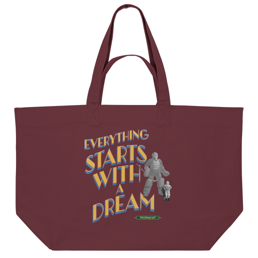 Everything starts with a Dream  - Organic Shopping-Bag