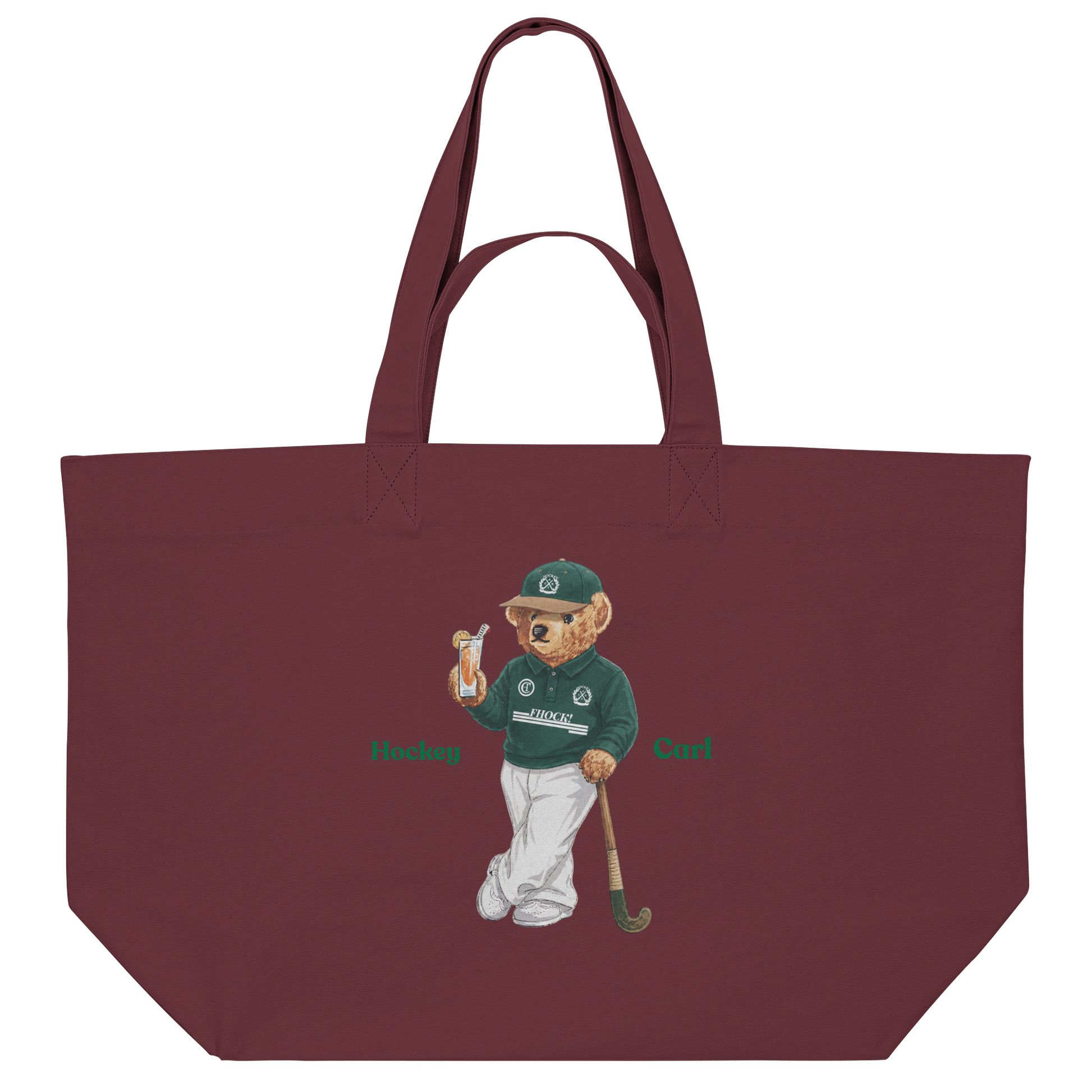 Hockeycarlbear - Organic Shopping-Bag - Hockeycarl