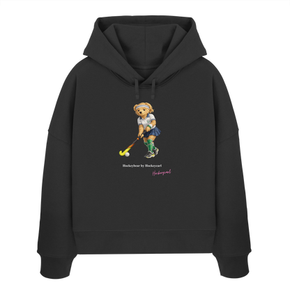 Hockeybear  - Womens Organic Boxcut Hoodie
