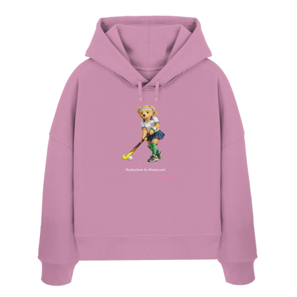 Hockeybear  - Womens Organic Boxcut Hoodie