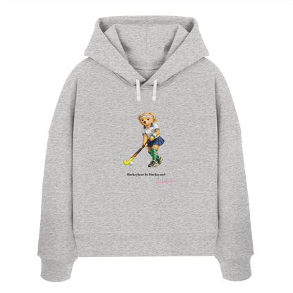 Hockeybear  - Womens Organic Boxcut Hoodie