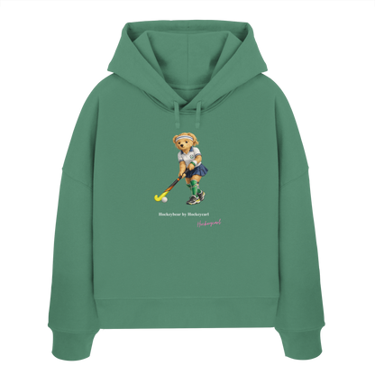 Hockeybear  - Womens Organic Boxcut Hoodie