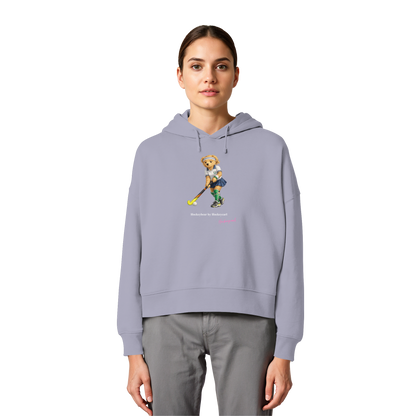 Hockeybear  - Womens Organic Boxcut Hoodie