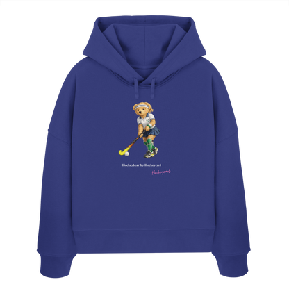 Hockeybear  - Womens Organic Boxcut Hoodie