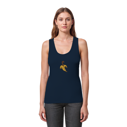 Hockey Banana  - Womens Organic Fitted Tank Top - Hockeycarl